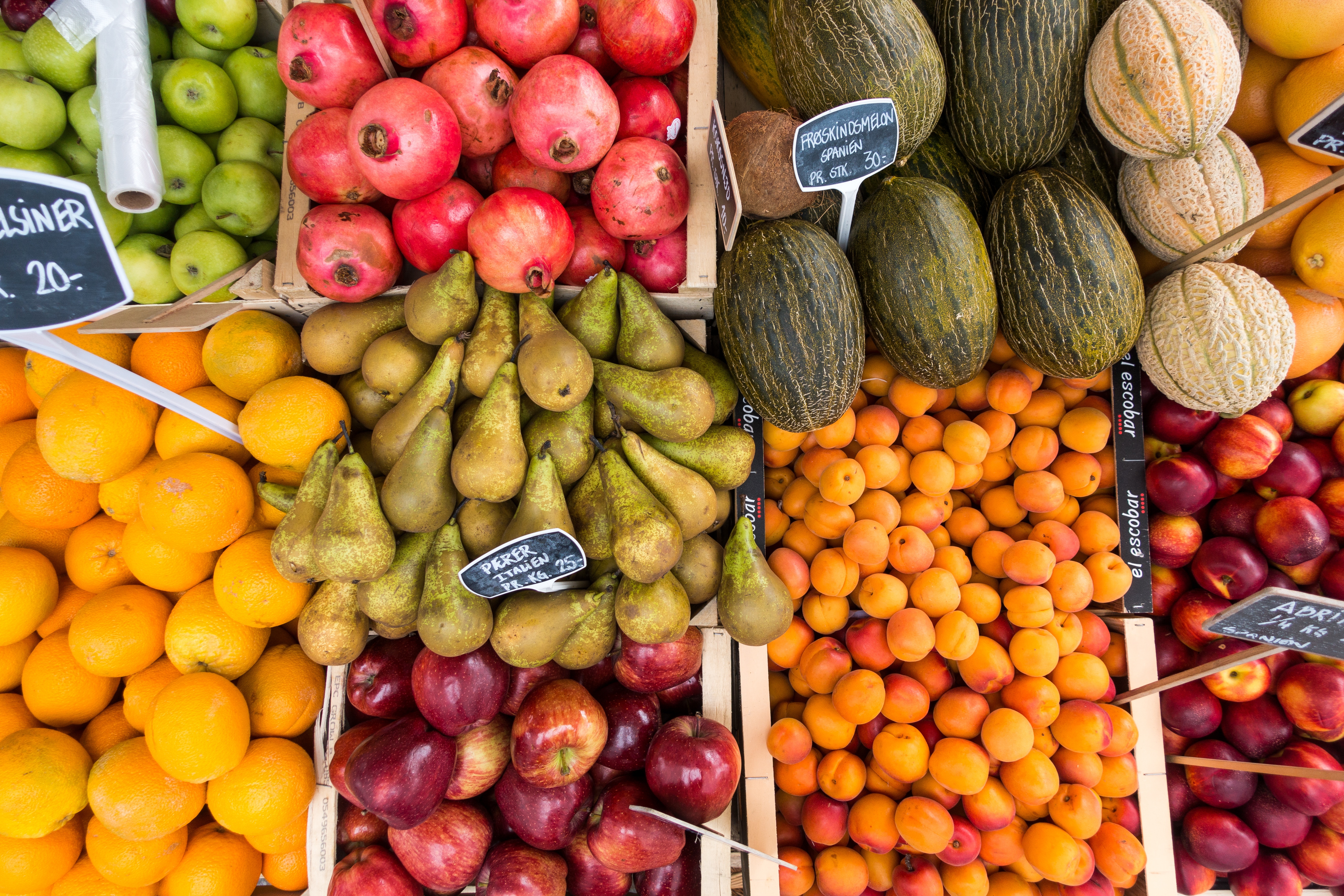 Fruits les moins caloriques