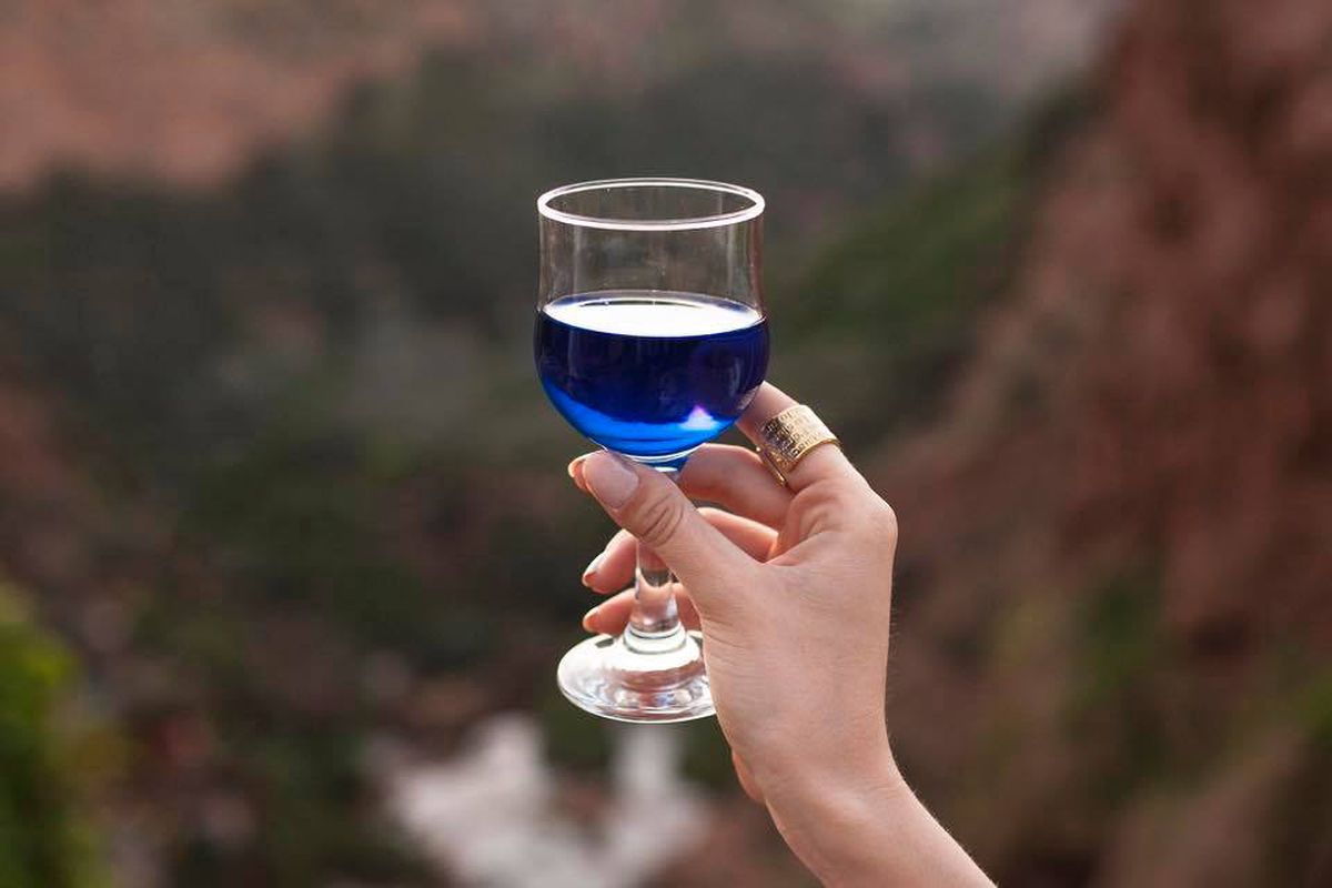 vin bleu
