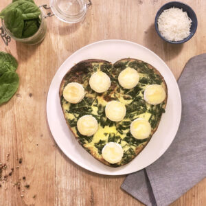 Recette soignon Quiche sans pate chevre epinards